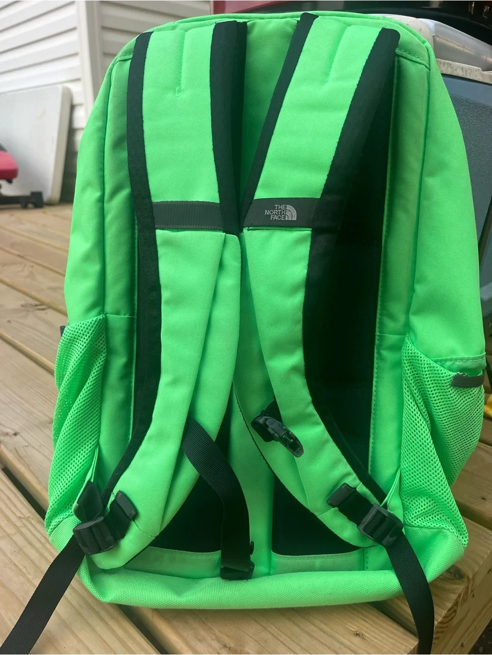 The North Face vibrant neon